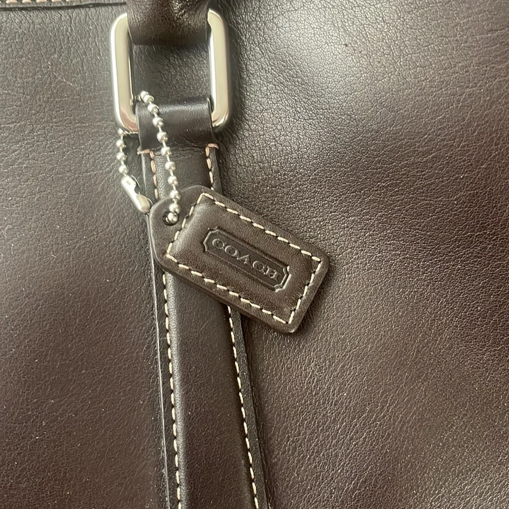 COACH leather RARE vintage Y2K brown Tote bag